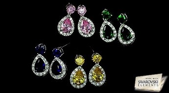 Сережки "Кристальная Капля" выполнены в каплевидной форме и могут похвастаться очаровательными кристаллами Swarovski Elements™.