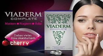 Viaderm vitamīnu komplekss matiem, nagiem un ādai -50%