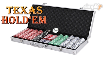 Pokera komplekts koferī