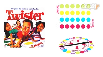 Зажигательная игра Twister на праздники и вечеринки для детей