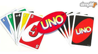 Aкция "1+1" - два по цене одного: Популярная карточная игра "UNO" со скидкой 46%