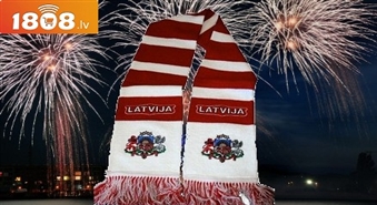 60 % atlaide šallei ar Latvijas valsts simboliku!