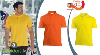 Актуальные яркие мужские поло-футболки выбранного вами цвета, S или M!