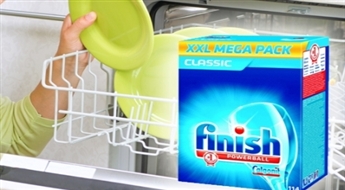 Супер цена! 110 таблеток для посудомоечной машины Finish Calgonit – сияющую чистотой посуду получить так просто! -63%