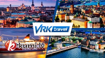 VRK Travel: 3 dienu kruīzs maršrutā Tallina-Helsinki-Stokholma (ar transfēru Rīga-Tallina). Brauciens garantēts!
