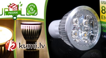 LED spuldze GU10 6W no VISIONAL. Premium kvalitāte! Saņem līdz 90% mazākus rēķinus par elektrību!