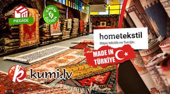 Īsti Turcijas paklāji no 100% kokvilnas no HomeTekstil.lv. Pienācīgas kvalitātes, ar ornamentiem