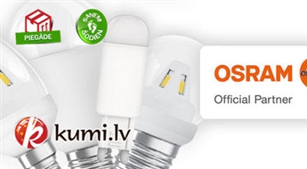 LED spuldzes OSRAM (E14, E27 un G9) ar 3 gadu garantiju. Izpārdošana ar oficiālā izplatītāja atbalstu!