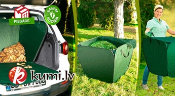 Saliekamais bagāžnieka konteineris dārza atkritumu un citu netīru priekšmetu transportēšanai (450 l)