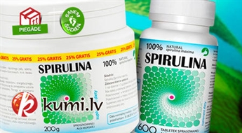 Spirulīnas tabletes (600 gab) vai pulveris (200g) imūnsistēmas stiprināšanai, svara normalizēšanai un enerģijai. B vitamīna avots!