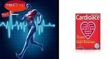 Vitabiotics: vitamīni CARDIOACE (30 tabletes) sirds veselības un asinsrites uzlabošanai