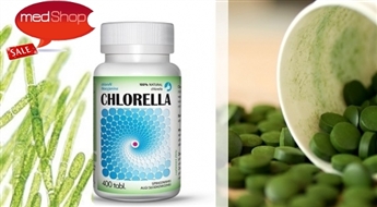 CHLORELLA Bio, 400 tabletes! Olbaltumvielu, aminoskābju un vitamīnu avots!