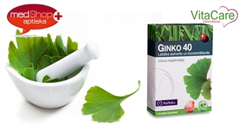 Ginko 40 для улучшения памяти и кровообращения