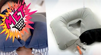 Комплект для крепкого сна! Надувная подушка, маска на глаза и затычки в уши от шума! Комфортно и практично!