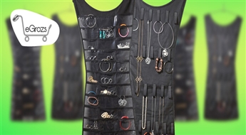 IZDEVĪGS PIEDĀVĀJUMS! Sieviešu sapnis – rotaslietu organizators „Mazā melnā kleitiņa” tikai par 4.60 Ls!