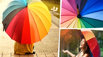 Lietainām dienām apbruņojušies! R&B lietussargs dažādās krāsās!