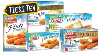 VICI: замороженные рыбные палочки или филе