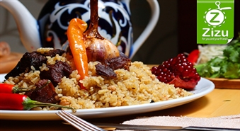 Pasakainas garšas pilna maltīte DIVIEM restorānā NAVAT CLUB ar 50% atlaidi. Uzbeku viesmīlības zelta tradīcijas!