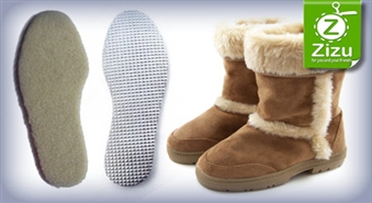 Siltas apavu zolītes ar 57% atlaidi: izgatavotas no aitu vilnas, ar folijas slāni vai no lateksa un vilnas!