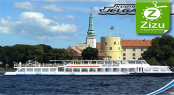 КАЖДЫЙ ДЕНЬ: Панорама Риги, «Saulrieta reiss», «Огни вечерней Риги» или прогулка в сторону Рижского залива на белоснежном корабле «Jelgava» или морском прогулочном теплоходе «Horizonts» (1 час) со скидкой -50%!