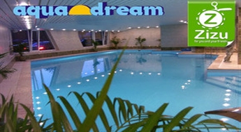 SPA centrs „Aquadream” ar 50% atlaidi. Atpūtieties lielajā baseinā, vairākās pirtīs un burbuļvannā!