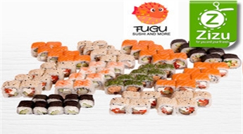 FUGU SUSHI: суши-сет FUTUOKI (80 шт.) со скидкой -50%. НЕ ПЛАТИ ВСЕ СРАЗУ!