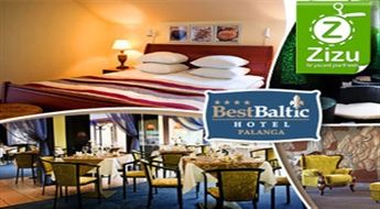 PALANGA: LUX atpūta DIVIEM (1 vai 2 naktis) viesnīcā „Best Baltic Hotel Palanga”, sākot tikai no € 55!
