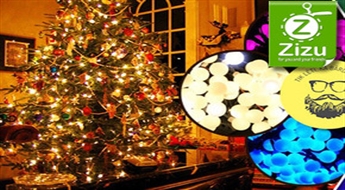 LED-гирлянда с необычными круглыми лампочками выбранного вами цвета всего за 10 €!