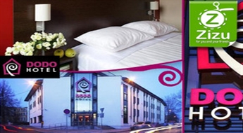 RĪGA: Atpūta DIVIEM (1 nakts) viesnīcā „Dodo Hotel” ar 41% atlaidi!