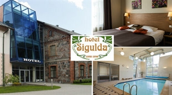 Atpūta 2 viesnīcā Hotel Sigulda