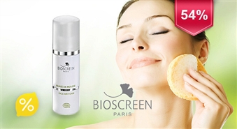 Pasaulslavenā zīmola BIOSCREEN attīrošās putas sejai Bio Organic Face Air Foam.