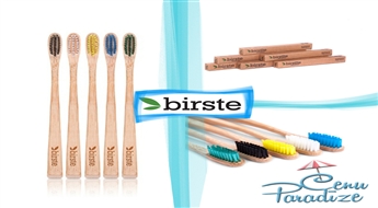 Деревянная зубная щетка „Birste” для взрослых.