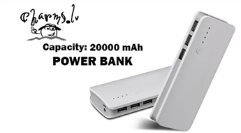 Внешний аккумулятор для мобильных устройств PowerBank 20000 mAh