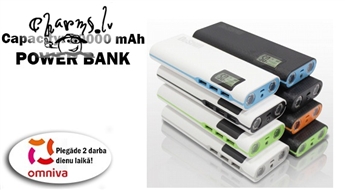 PowerBank ārējais akumulators mobilajām ierīcēm 20000 mAh