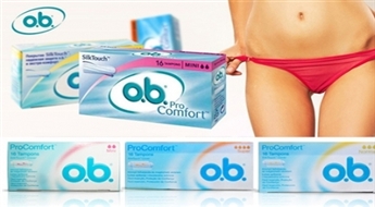 3 упаковки тампонов o.b.® ProComfort™ Silk Touch -42%