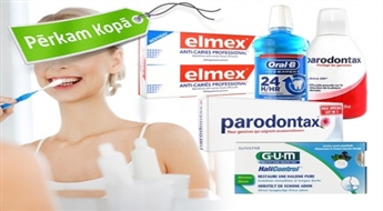 Для красивой улыбки! "Elmex", "Oral-B", "Sensodyne" и др. зубные пасты, средства для ополаскивания рта и таблетки для свежего дыхания