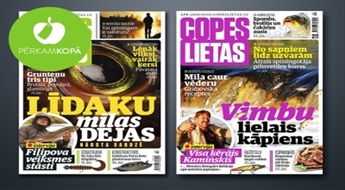 Абонемент популярных журналов "LILIT", "GEO" и  "COPES LIETAS" на 6 месяцев (апрель-сентябрь)