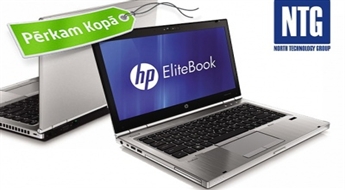 HP "EliteBook" portatīvais dators (Intel i5, 4 GB RAM, 250GB HDD) + Windows