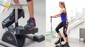 CARDIO TWISTER! SWING STEPPER ideāli dedzina taukus, tonizē muskuļus un uzlabo ķermeņa elastīgumu.