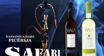 Юрмала: Кальян + красное или белое вино по выбору 0,7 l с 50% скидкой, только за 8,60 Ls