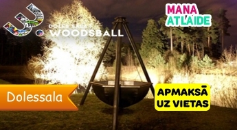 SPA отдых для двоих или компании до 10 человек за 80€ в "Ведьмином котле" в парке Woodsball!