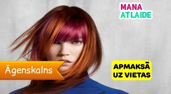 Покраска волос в один цвет или мелирование + стрижка за 19.90€ в салоне "Sharme"!