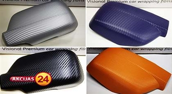 Piešķir jaunu izskatu savam auto ar Auto carbon 3D plēvi ar 58% atlaidi, tikai par  5.90 Ls/m2 !