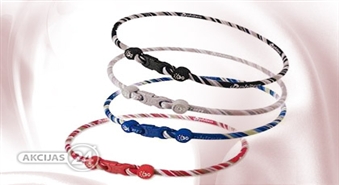 PHITEN RAKUWA NECKLACE X30 atslābināšanai un spēku atjaunošanai ar 50% atlaidi!
