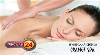 Классический массаж всего тела ( 1 час ) с аромамаслами в студии красоты "Orange Spa" !