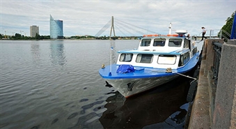 Lielisks kruīzs 14.jūlija 20:00 ar kuģīti New Way pa Daugavu veselu stundu ar 50% atlaidi, tikai par 2,00Ls