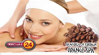 Студия красоты "Orange Spa" предлагает насладиться кофейным массажем (60 минут) со скидкой 60%!