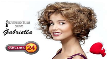 Vakara frizūra + vakara make-up + uzacu korekcija dāvanā salonā "Gabriella"!