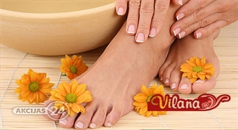 Aparāta pedikīrs + „Shellac” laka mīļākajā krāsā ar 50% atlaidi tikai par 9 Ls!