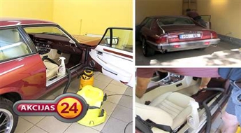 Automašīnas salona ķīmiskā tīrīšana pē mūsdienu metodem